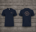 T-shirt sable bleu marin