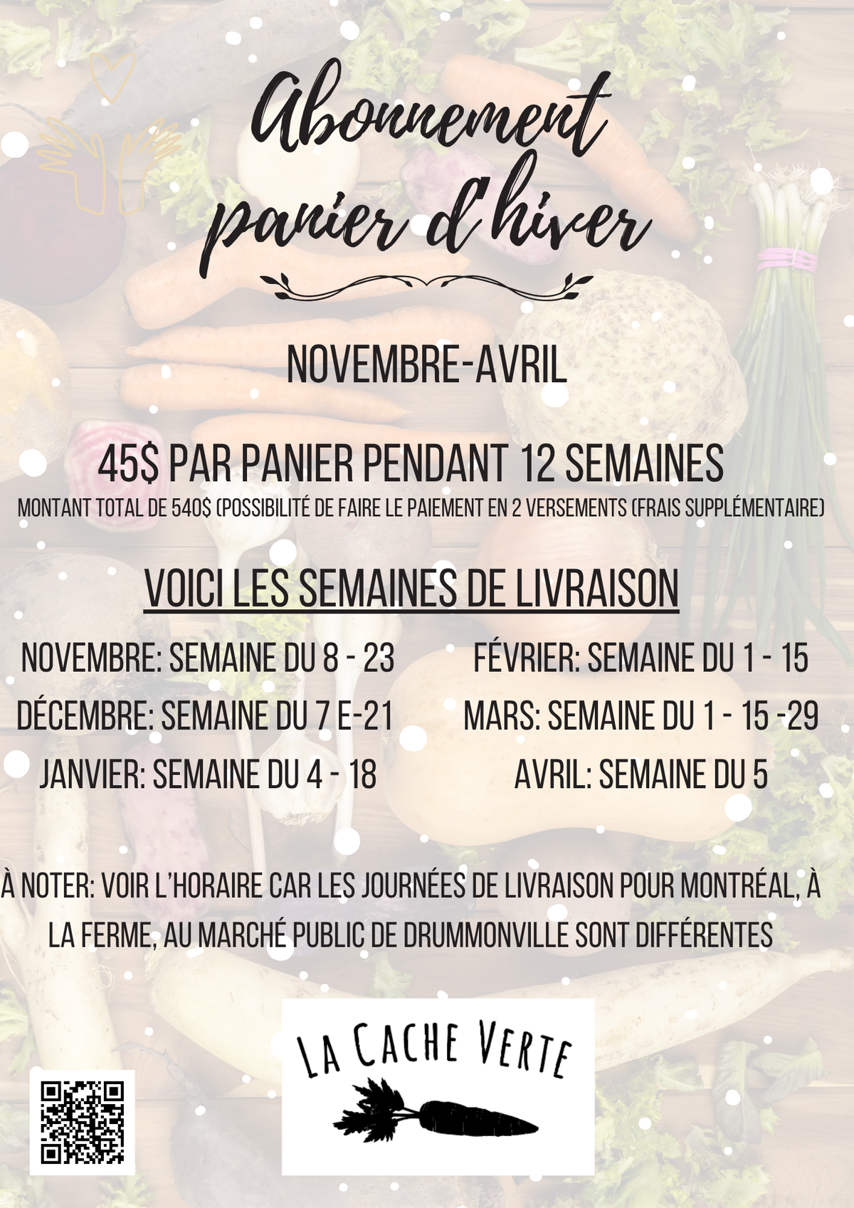 Panier d’hiver