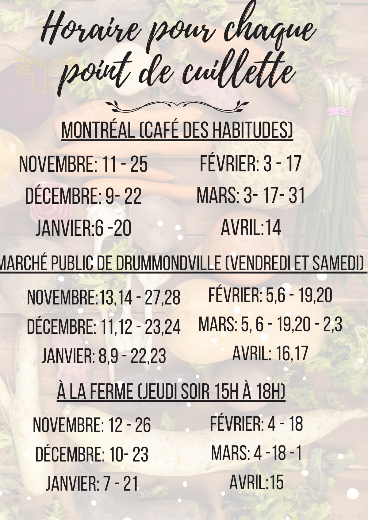 Panier d’hiver